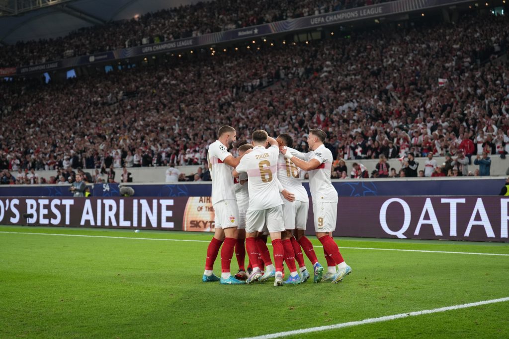 Spielerkris der VfB-Mannschaft in der UEFA Champions League